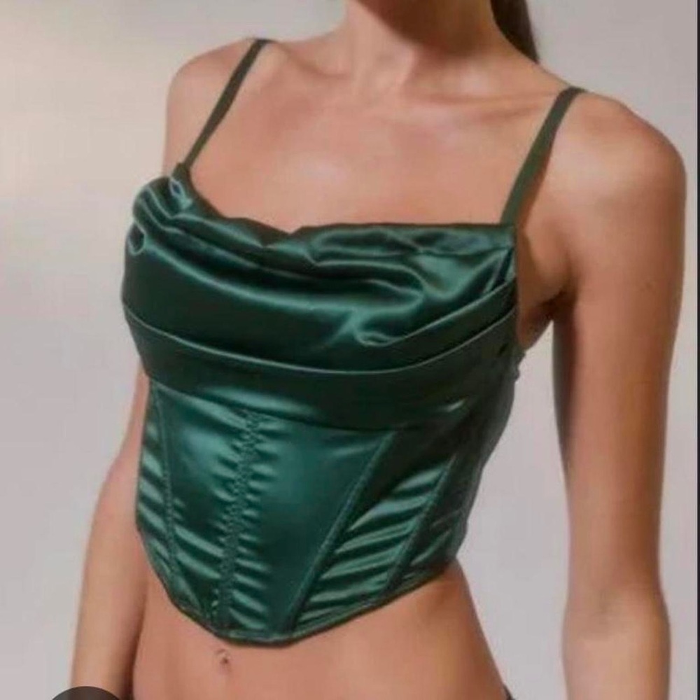 UO Satin Corset Top